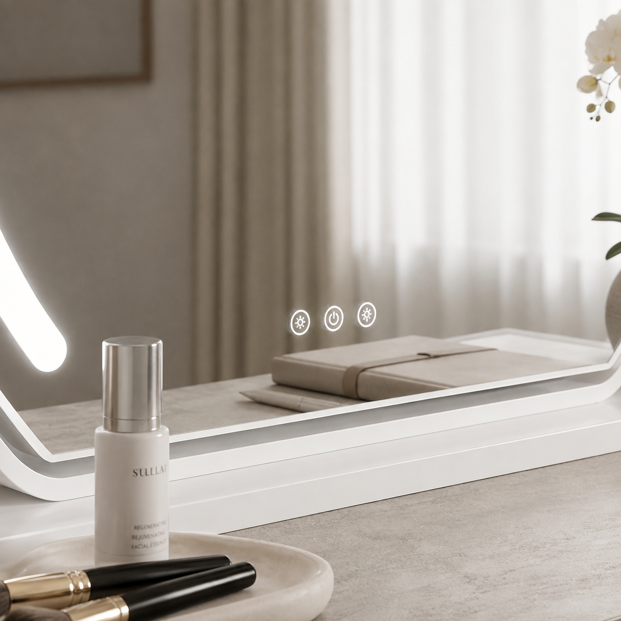 White LED Vanity Make Up Mirror