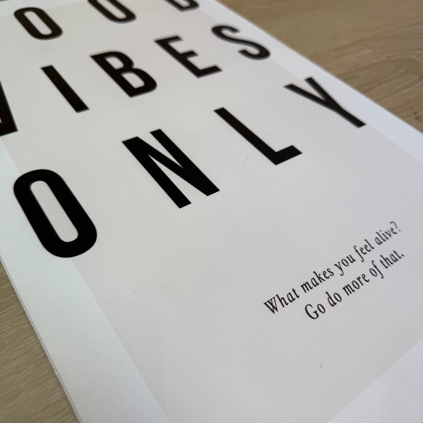 'Good Vibes' Canvas