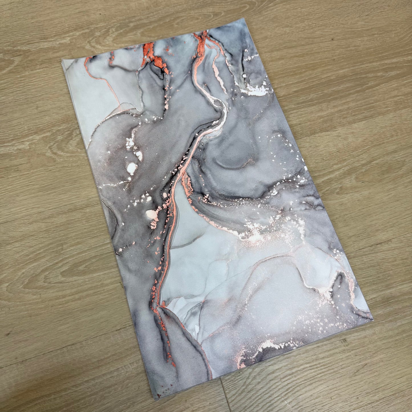 'Grey Flow' Canvas