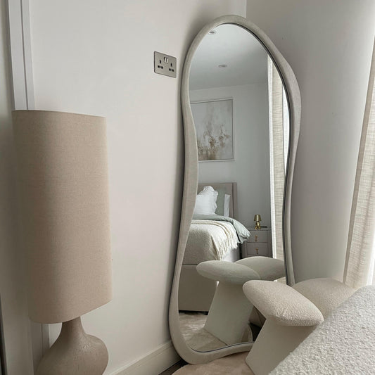 Stone Effect Irregular Full Length Mirror