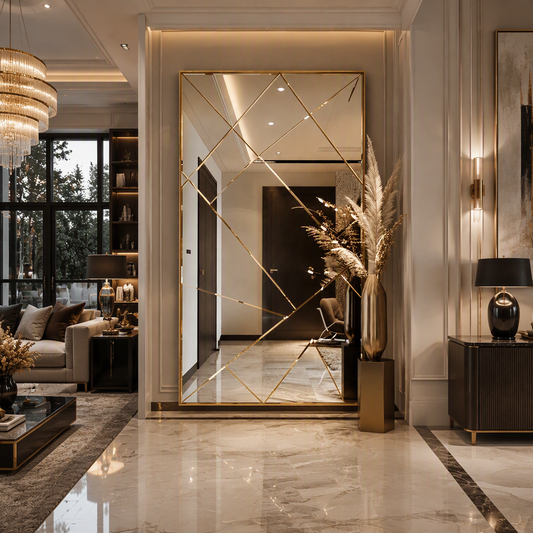 The Fendi Full Length Mirror in Gold