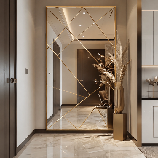 The Fendi Full Length Mirror in Gold