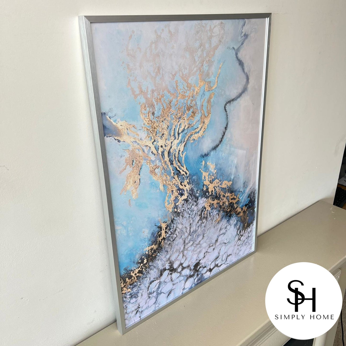 Abstract Baby Blue