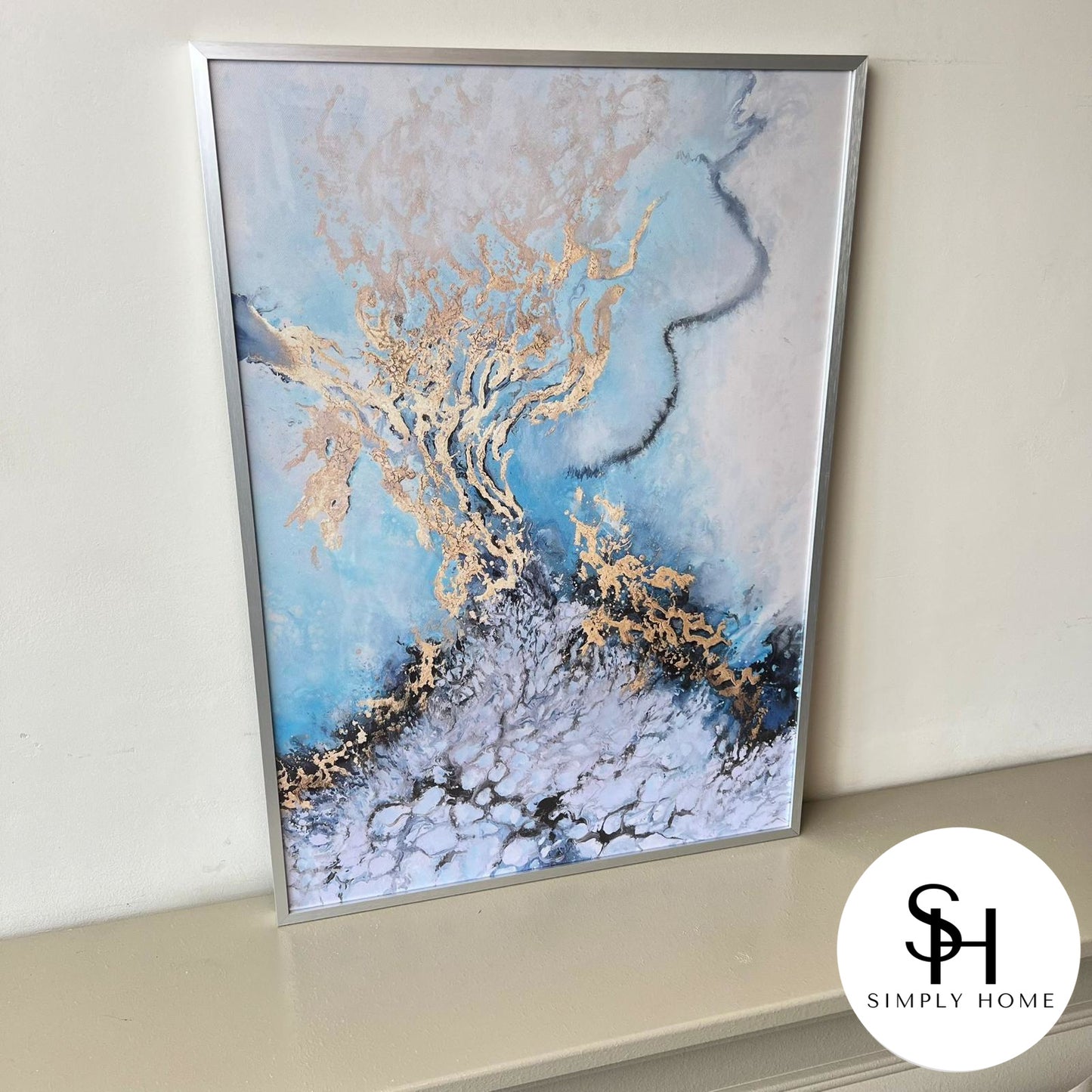 Abstract Baby Blue