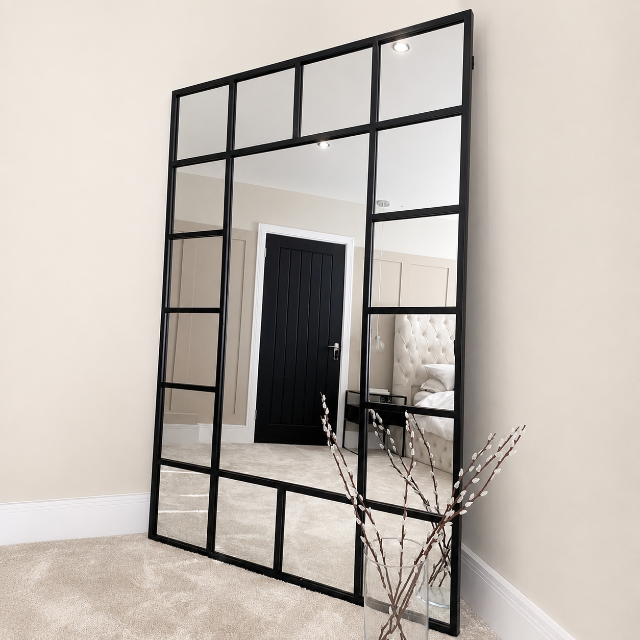 New York Grid Wall Mirror