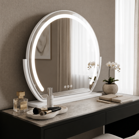White LED Vanity Make Up Mirror