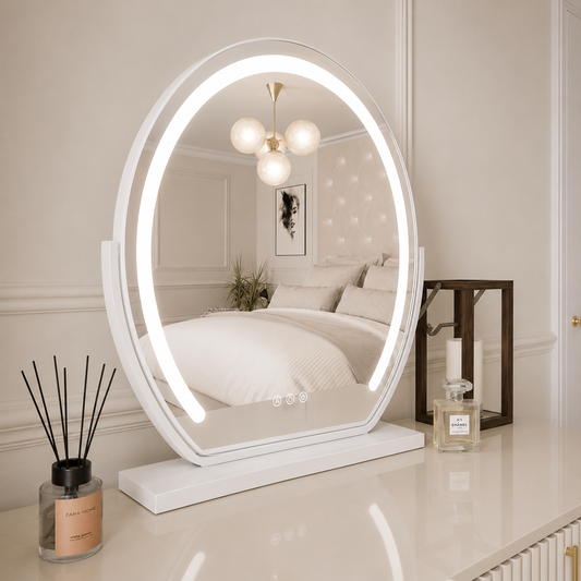 White LED Vanity Make Up Mirror