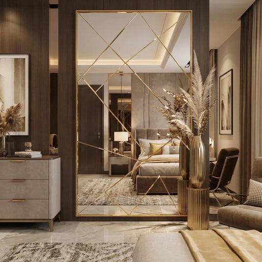 The Fendi Full Length Mirror in Gold