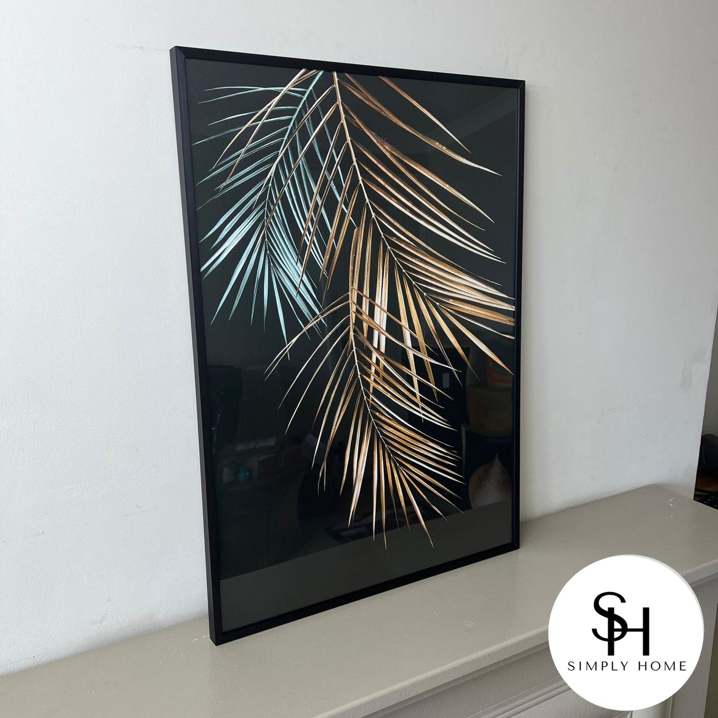 Golden Palm Leaves