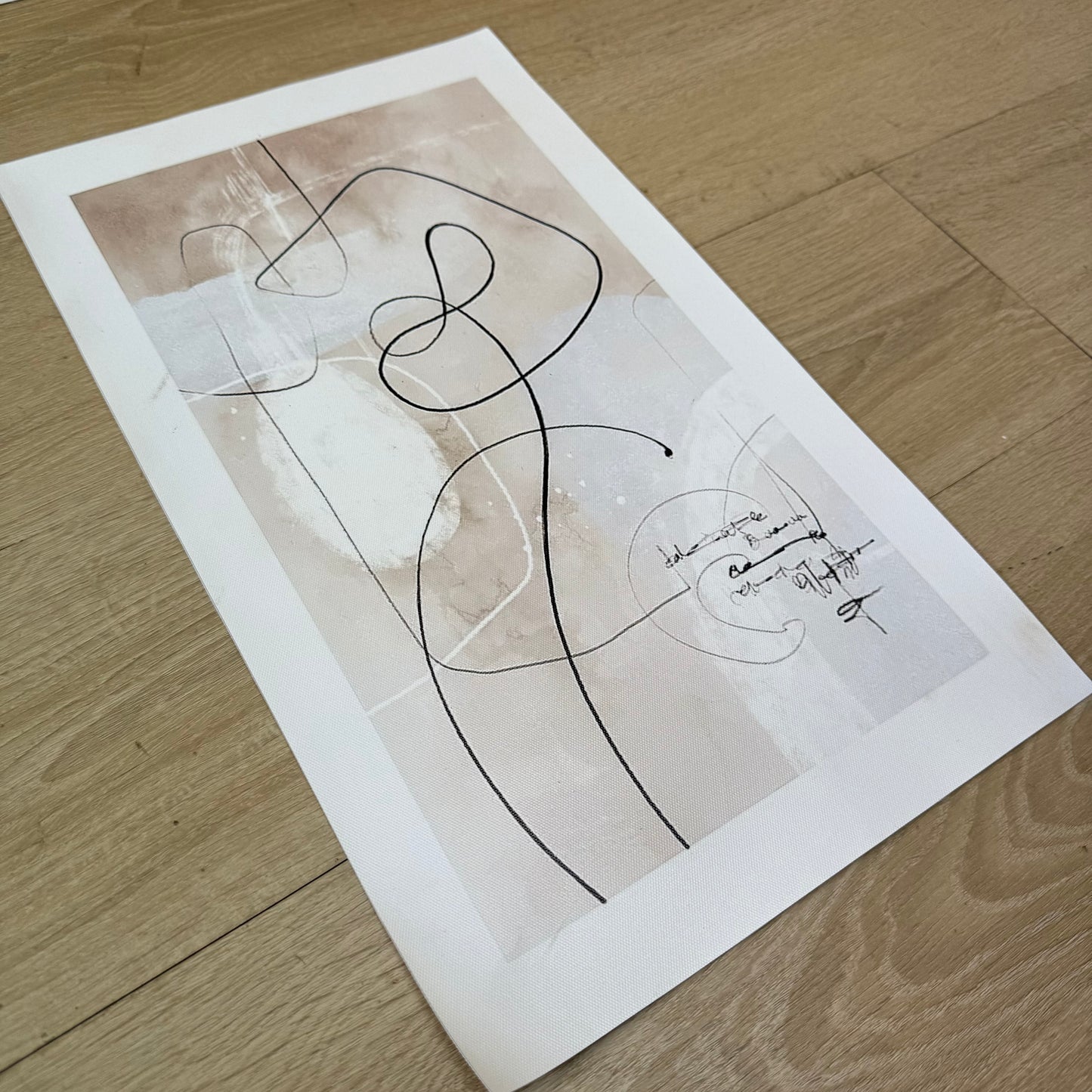 Abstract Lines Canvas