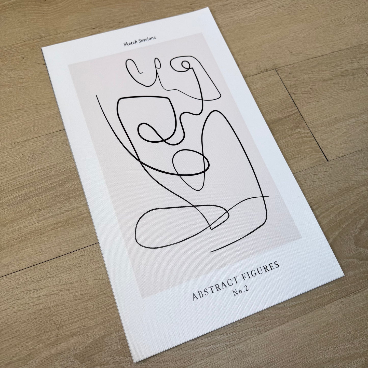 Simple Line Abstract Canvas