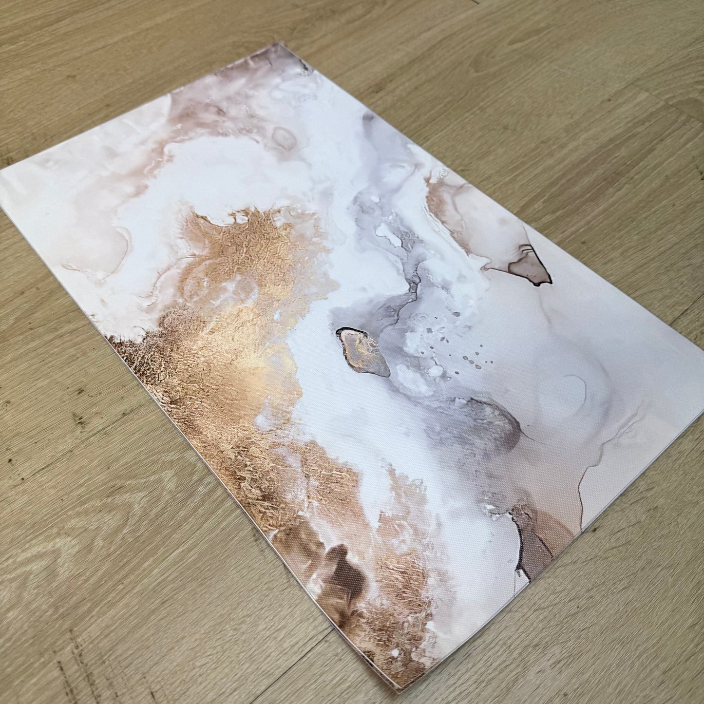 'Golden Flow' Canvas
