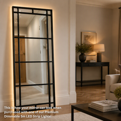 Knightsbridge Full Length Wall Mirror