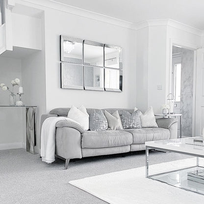Set of 6 Panel Wall Mirrors
