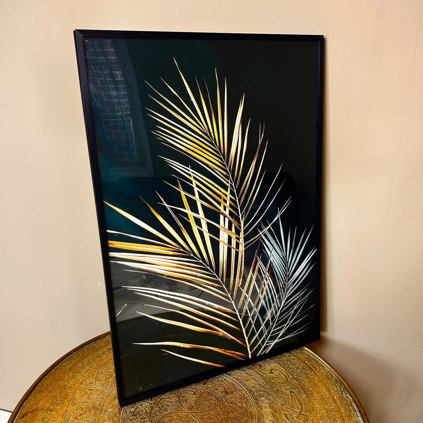 Golden Palm Leaves