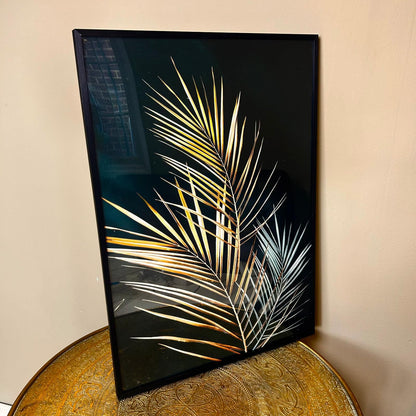 Golden Palm Leaves