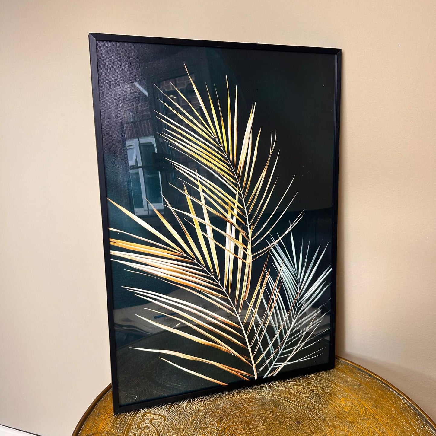 Golden Palm Leaves