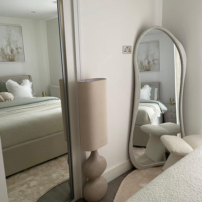 Stone Effect Irregular Full Length Mirror