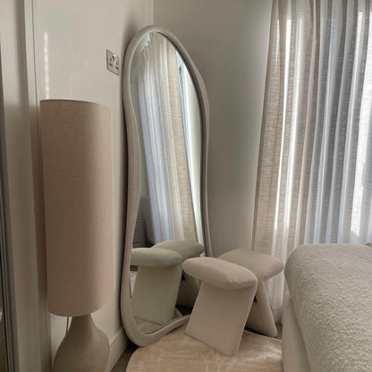Stone Effect Irregular Full Length Mirror