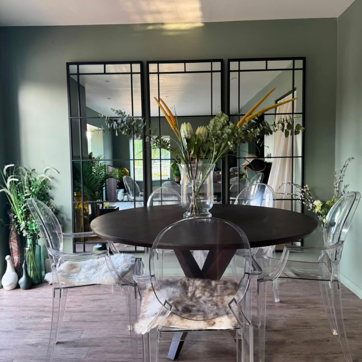 Knightsbridge Large 3 Panel Wall Mirror