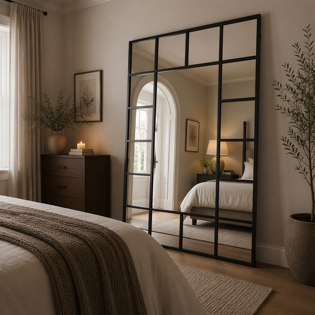 New York Grid Wall Mirror
