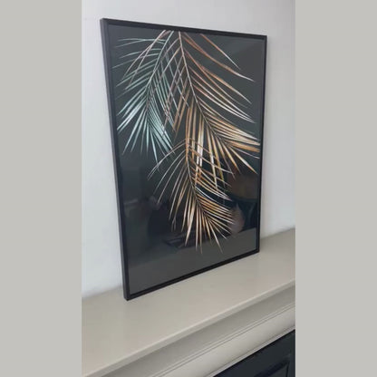 Golden Palm Leaves