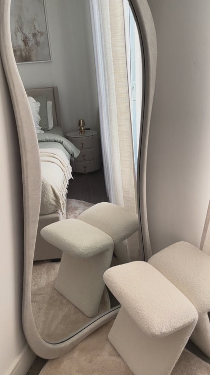 Stone Effect Irregular Full Length Mirror