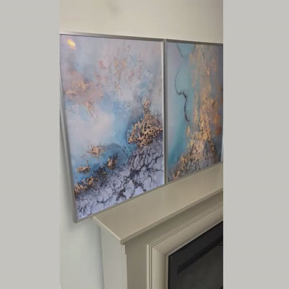 Abstract Baby Blue