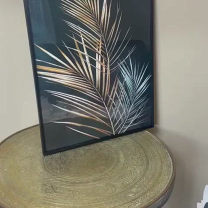 Golden Palm Leaves