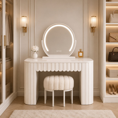 The Clara Dressing Table & Stool Set